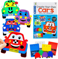 VKPI 4 Butterflies Foam Art Crafts Gift Kit - Cars