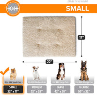 K&H Elevated Dog Bed Pet Cot Pad, X-Large 50x32 Tan – Essentials for Dogs - Small (17 in x 22 in) - image 4