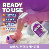 OdorPet Pet Stain Remover and Odor Eliminator - 16 Oz Ready To Use Spray, Non Staining, Professional Strength, Lavender Scent by Alpha Tech Pet