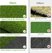 HEBE Fake Grass Turf Rug 20''x30'' - 20''x30'' - image 4