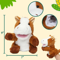 Easfan 12.5 inch plush puppy hand puppet with movable mouth and soft fur - view 13