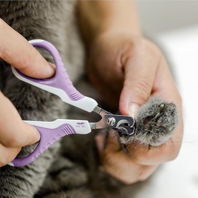 Mr. Pen Cat Nail Trimmer - Purple, Cat & Kitten Nail Clippers, Pet Claw Trimmer