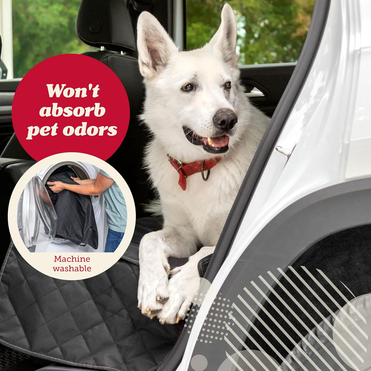 Lusso Gear Dog Car Seat Cover - - Premium Edition - Black - image 3
