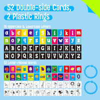 SpriteGru Spanish flashcards for toddlers with colorful cartoon images on rings - view 26