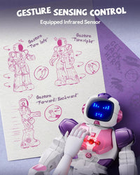 Ruko 6088 Robot Toys for Kids, Programmable - Pink-updated - image 4