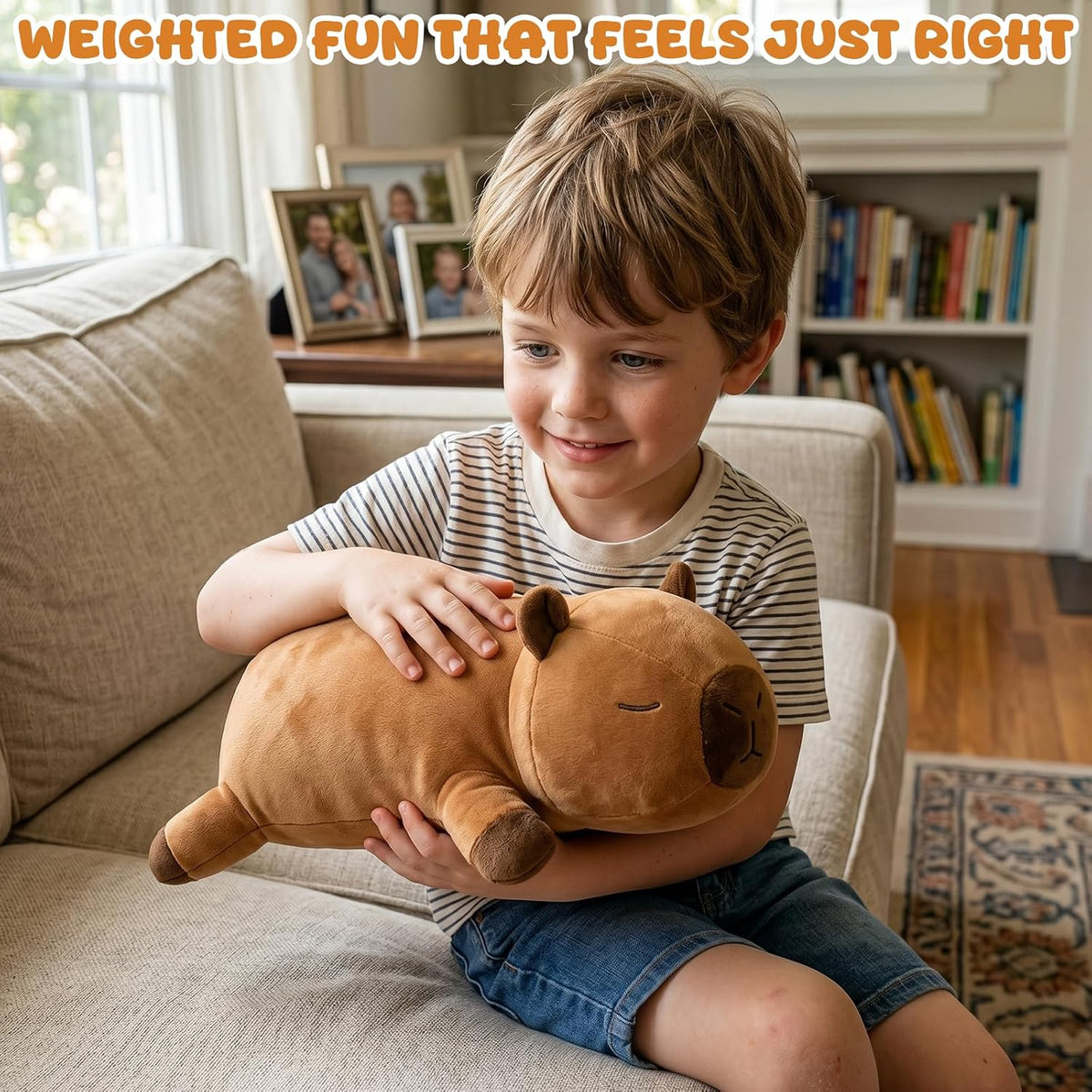 TOYSYM Weighted Stuffed Animals - Capybara / Small - image 2