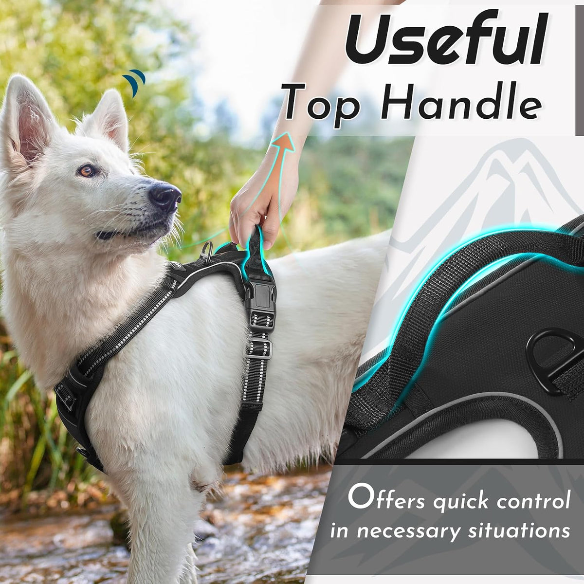 Eagloo Dog Harness for Large Dogs - X-large / Black - image 4
