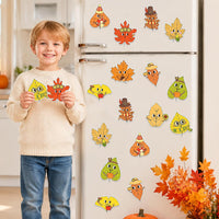 X1zuue fall leaf color your own magnet craft kit, 30 sets with maple and oak leaves - view 40