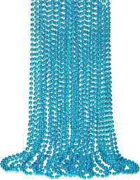SHAOQINLIN 12 PCS Gold Bead Necklace - Teal