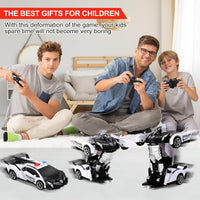 Blackma Transform Rc Cars for Boys 4-7 8-12 - White - image 3