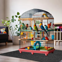 Nuanchu 48 x 48 Inch Large Bird Cage Mat - 48.0"L x 48.0"W x 0.4"H - image 3