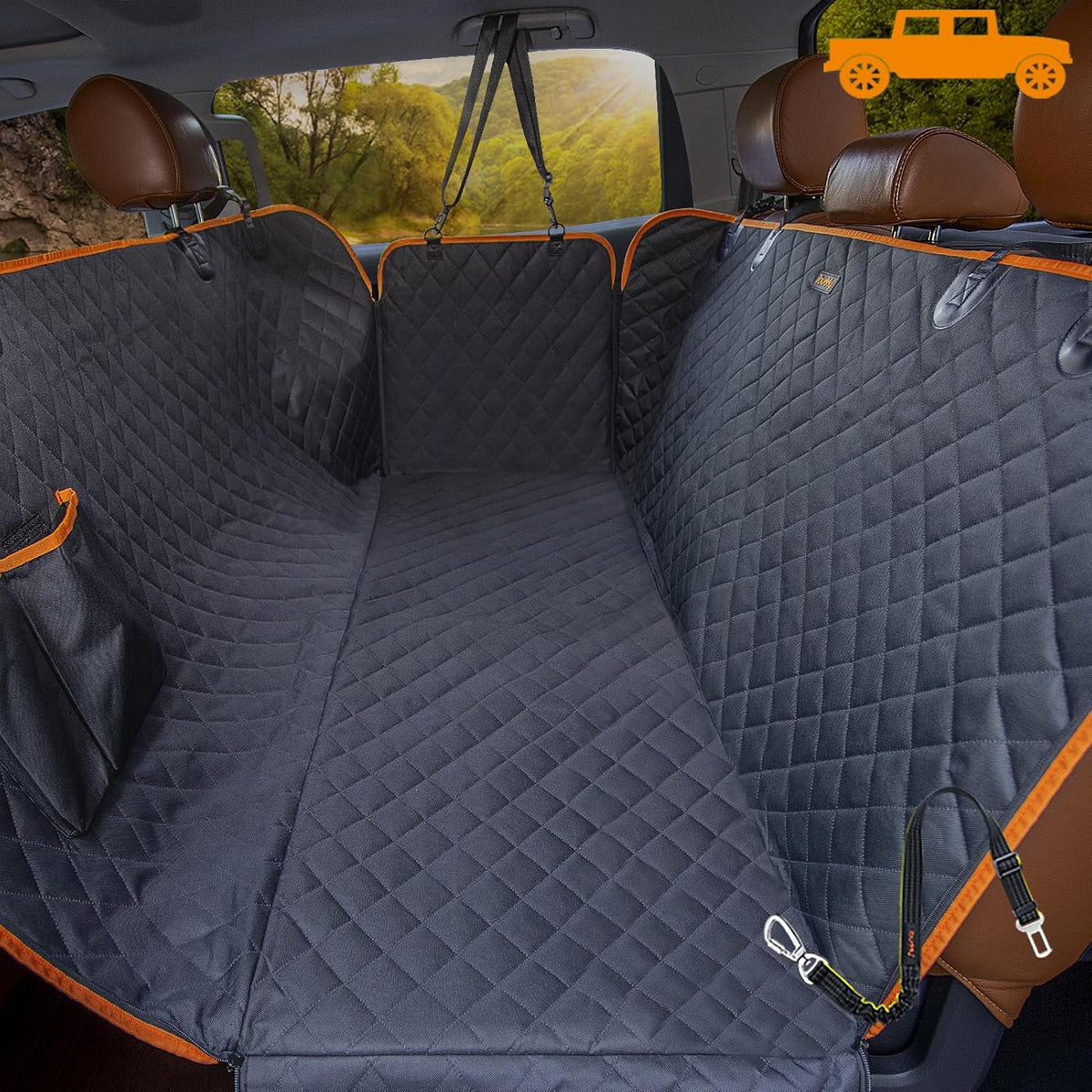 Dog Car Seat Covers 100% Waterproof - Truck