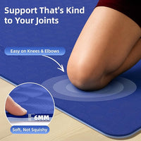 Extra Large Yoga Mat - 72"x35", 72"x48", 78"x57" - Wide TPE Exercise Mat for Home, Stretching, Couples & Family Workouts - 6-12mm Thick, Non-Slip & Waterproof - with Carry Bag and Straps