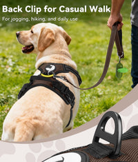 Joytale No Pull Dog Harness Medium Sized Dog, Front Clip - Large / Brown - image 4