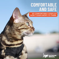 Houdini Escape Proof Cat Harness and Leash – Essentials for Cats - Black / M/L - image 4