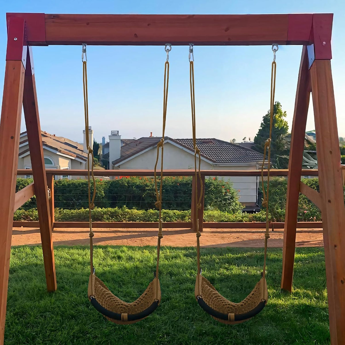 JKsmart Kids Net Swing Seat - Light Brown / 2 Pack - image 3