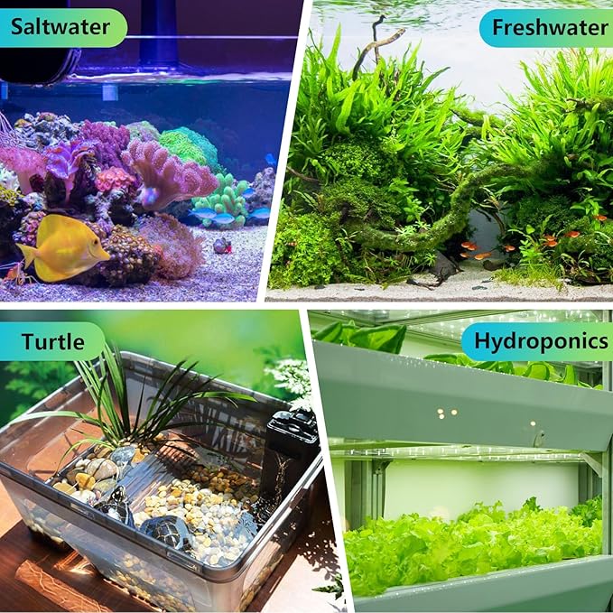 hygger Aquarium Heater 300W,Fish Tank Heater with Digital LED Controller,Overheating & Auto Shut Off Protection,Memory Function,Submersible Fish Heater for Saltwater & Freshwater Fish Tank 25-80Gallon