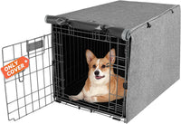 X-ZONE PET Dog Crate Cover Waterproof Kennel Cover - 30.0"L x 19.0"W x 21.0"H / GREY