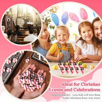 Sumind 50 Pcs Little Jesus Figures Original Design - Rose Red - image 4