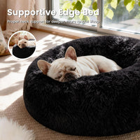 Love's cabin Calming Cat Bed for Indoor Cats - Black / 20" - image 2