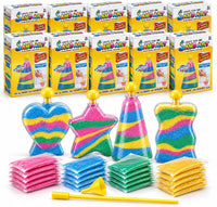 Sand Art Kits for Kids, Colored Sand Bottle Crafts & Party Favors – Fun for Kids & Family - 12 Pack