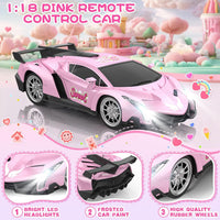 Growsland Remote Control Car for Kids - Pink - image 2