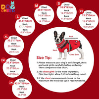 Dogcheer Dog Winter Coat with Harness - Red / Small(Chest:16.9", Back:11.8" Neck:12.5") - image 3