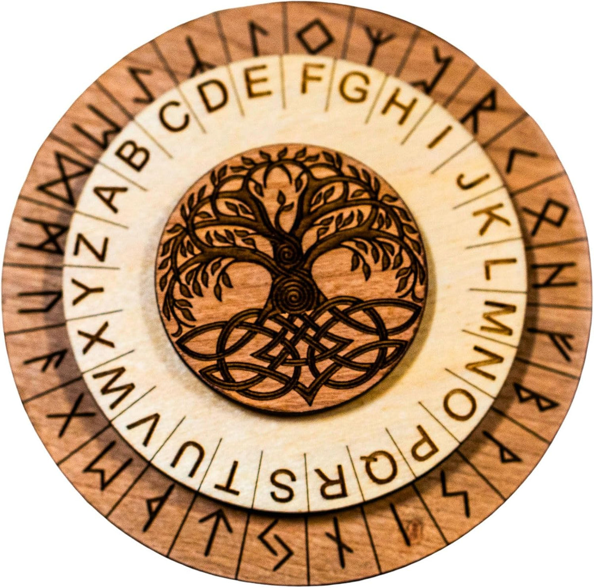 Creative Escape Rooms Hide and Seek laser engraved cipher wheel decoder, 2 pack