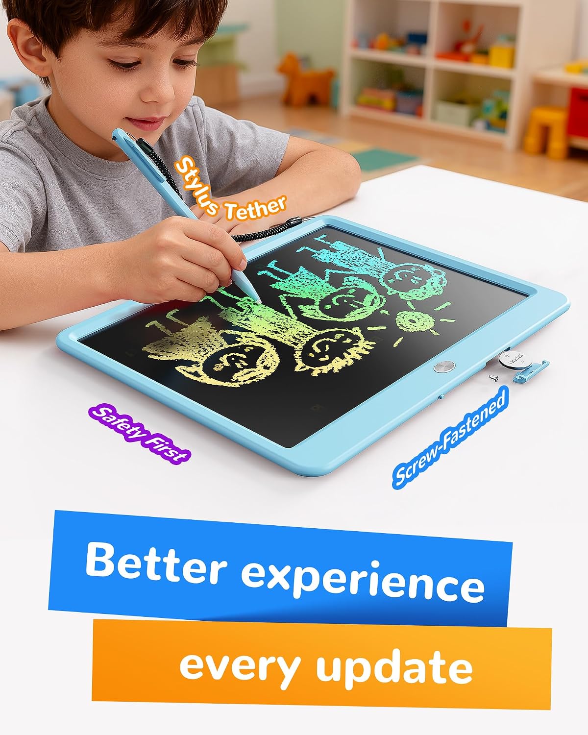 KOKODI LCD Writing Tablet - Blue / 12in - image 3
