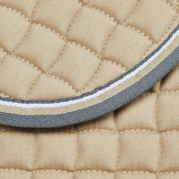 HORZE Adepto Quilted Quick-Dry Dressage Saddle Pad for Horses with Two-Tone Trim