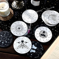 Sureio 13 Pcs Pendulum Boards Double Sided Wooden Star Dowsing Crystal – Fun for Kids & Family - image 4