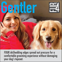 FUR4 deShedding Dog Brush for Long Hair Dogs – Essentials for Dogs - Long Hair - image 2