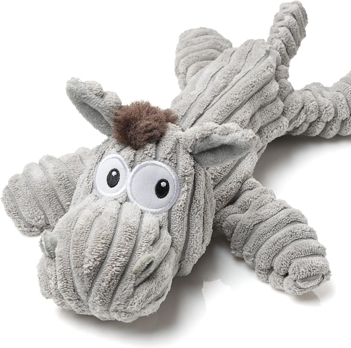 Dog Toy, Large Dog Squeaky Toys - Unstuffed Donkey