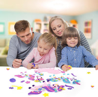VKPI 4 Butterflies Foam Art Crafts Gift Kit - Unicorns - image 4