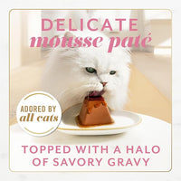Fancy Feast Gems Pate Cat Food Mousse With Salmon and a Halo of Savory Gravy Cat Food - (Pack of 8) 4 oz. Boxes