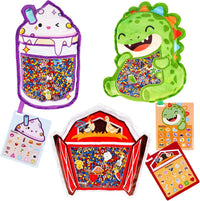 Joyreal seek and find busy bags shaped like a bear, ice cream and crab - view 2