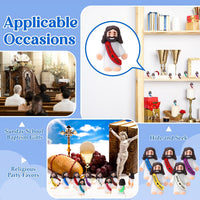 Bememo 50pcs Mini Jesus Loves You Religious Figures - Multicolor - image 4