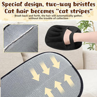 2 Pack Pet Hair Remover Gloves,2025 Upgraded Static Removal Gloves, for Pet Hair, Cat & Dog Hair Removal Tool for Couch,Furniture, Carpet, Car Seat, Pet Grooming