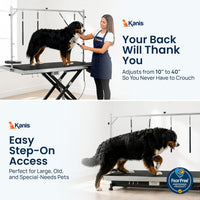 Professional Electric Dog Grooming Table, Heavy Duty - BLACK / 60" - image 2