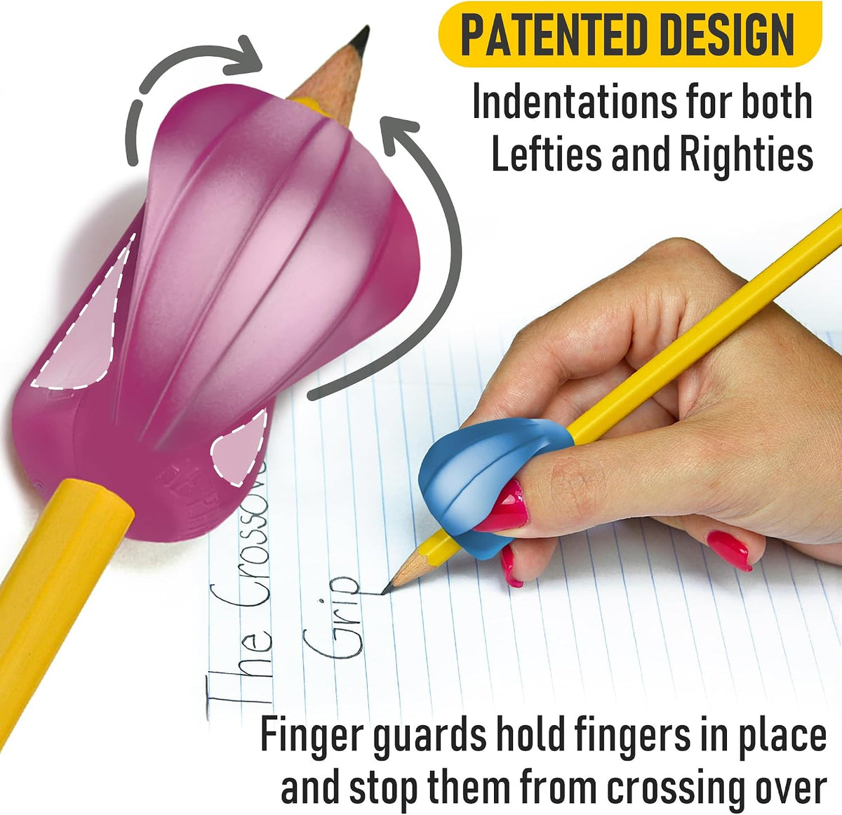 The Pencil Grip Pencil Grips, The Crossover Grip - Mettalic - image 4