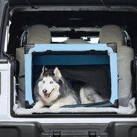 JOYTUTUS Collapsible Dog Crate - 32"L x 23"W x 23"H