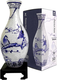 Pintoo Unique 3D Puzzle Vase for Adults - Magpies on Plum Tree / 160