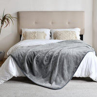 Soft Waterproof Blanket for Bed Couch Sofa - 60x80 inches / Grey - image 4