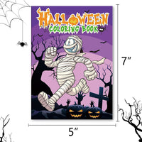Omgouue 36 pack Halloween coloring books for kids with ghosts and pumpkins - view 11