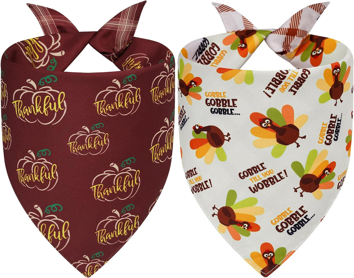 Halloween Dog Bandanas Large 2PCS - 26-Tur Pum / Small