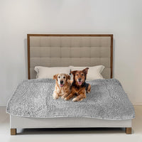 Muddy Mat Dog Blanket - Chenille Water Absorption Blanket for Bed & Couch Cover for Dogs Washable - Grey / 48" x 56" - image 3