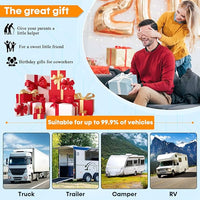 Magnetic Solar Wireless Backup Camera: 7" Portable 1 Min Easy Install Scratch-Proof No Delay Backup Camera for Truck Rechargeable HD 1080P for Trailer Small RV Camper Pemacom P15