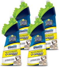 Bissell InstaClean Oxy Pet Spot and Stain Remover with Brush Head - Pet Urine Eliminator, 4 pk