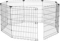 Amazon Basics Portable Foldable Octagonal Metal Exercise Dog Playpen - Without door / 30"H