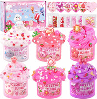 6-Pack Pink Slime Kit for Girls - Picnic